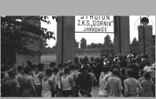Lata 60-te ub. - Stadion Z.K.S. "Górnik" Jankowice w Boguszowicach - (foto ze zbiorów Domu Kultury w Boguszowicach-Osiedlu)