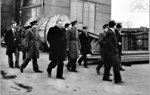 1977 - 2) Wizyta dowództwa Północnej Grupy Wojsk Radzieckich na kopalni "Jankowice"– (foto ze zbiorów kopalni)