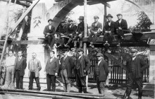 "Szyby Blüchera" - brama powitalna bp. Augusta Hlonda, późniejszego Prymasa Polski - lata 20-te ub. wieku.