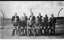 Działacze KS Szyby Jankowice w Boguszowicach - 1933