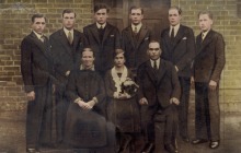 Rodzina Dronszczyków z Boguszowic - 1932