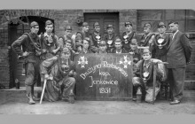 Drużyna ratownicza kop. Jankowice - 1951