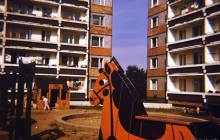 Osiedle Północ (Manhattan) w Rybniku - Boguszowicach - ok. 1989 rok (ze zbiorów własnych).