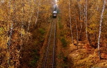 Tory kolejowe pomiędzy osiedlami - 2011 rok (ze zbiorów własnych).
