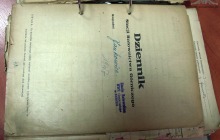 Dziennik Stacji Ratownictwa Górniczego kopalni "Jankowice" w 1947 r.