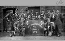 1951 - Drużyna ratownicza kopalni "Jankowice" - (foto ze zbiorów kopalni/P. Głusiec)