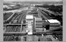 Lata 70-te ub. - Widok z lotu ptaka na KWK "Jankowice" – (foto ze zbiorów kopalni)