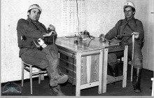 Lata 70-te ub. - Po wyjeździe z dołu – (foto ze zbiorów D. Kurczaka)