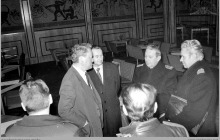 1977 - 1) Wizyta dowództwa Północnej Grupy Wojsk Radzieckich na kopalni "Jankowice"– (foto ze zbiorów kopalni)