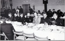 1991 - Przewodniczący związków zawodowych działających w kopalni "Jankowice" podczas "Barbórki '91" - (foto ze zbiorów kopalni)