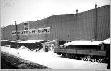 2005 - Hala Hydrotechu w rejonie szybu VI przed wyburzeniem - (foto ze zbiorów D. Chrószcza)