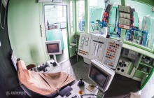 Kabina maszynisty maszyny wyciagowej  (fot. Sebastian Michalski - 2016)